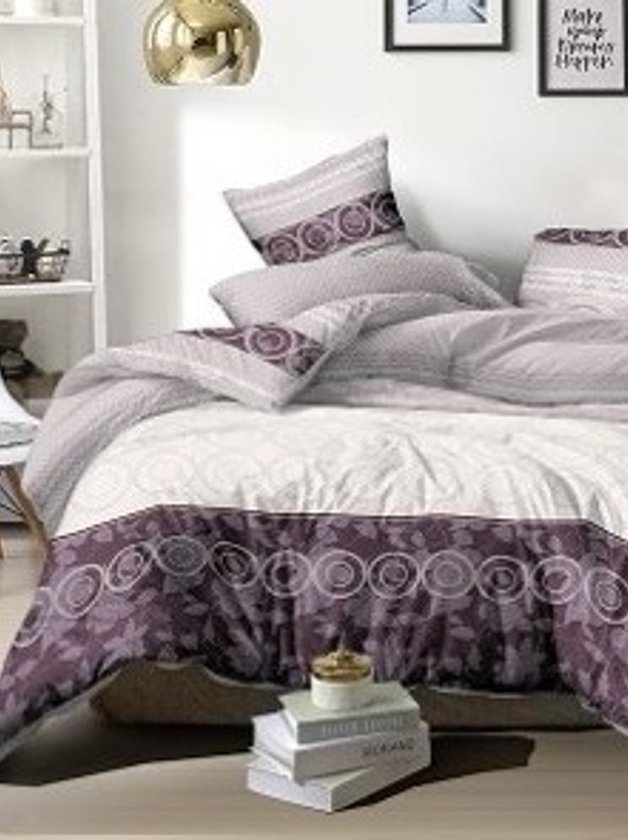 Комплект постільної білизни из бязи (2798) колір Фіолетовий